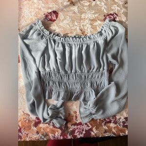 Endless Blu Off Shoulder Top